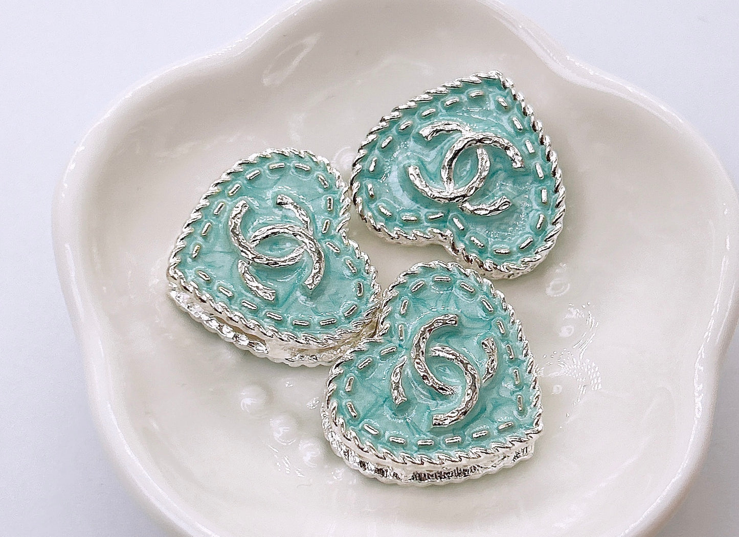 DIY beaded beadable design beads CC beads metallic CC fancy beads