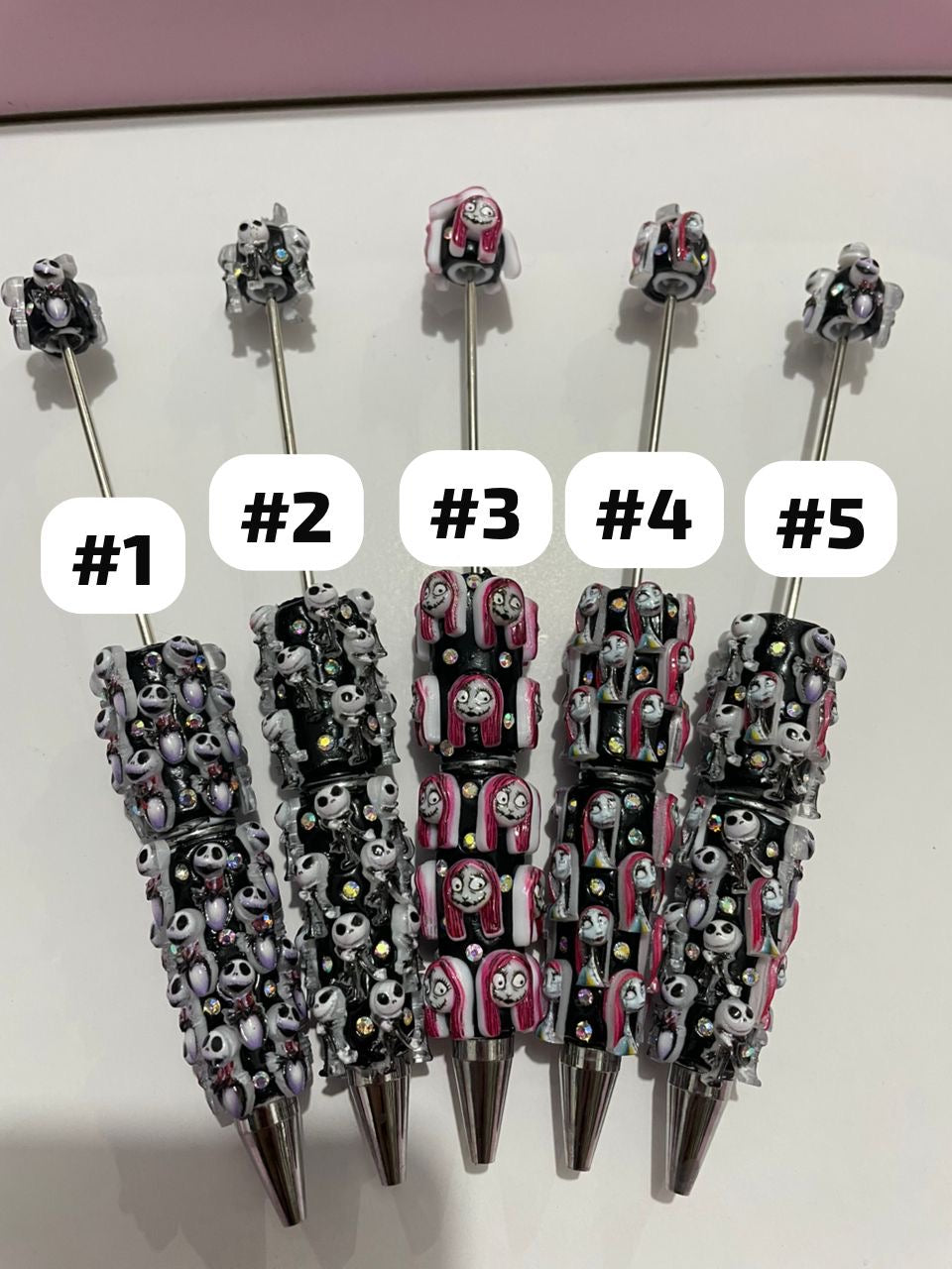 horror pen for Halloween diy pen beadable pen