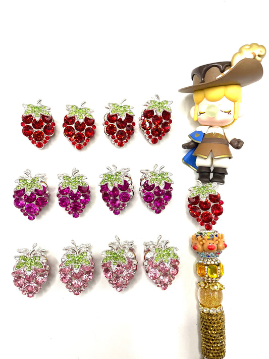 diy fancy bead with colored rhinestone beautiful colors for Christmas diy gift beaded beadable fancy metallic beads,random mix