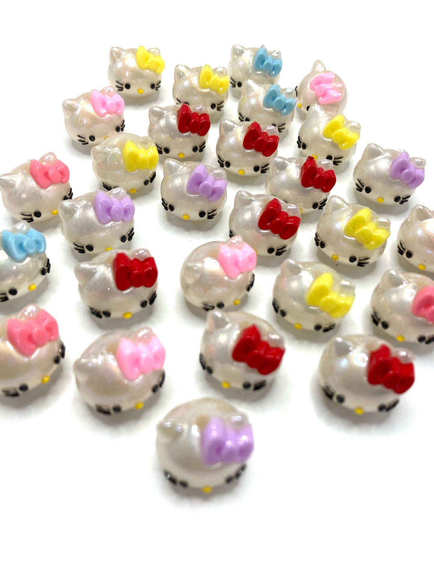 Silicone beads HK glitter Flow sand silicone beads 19mm