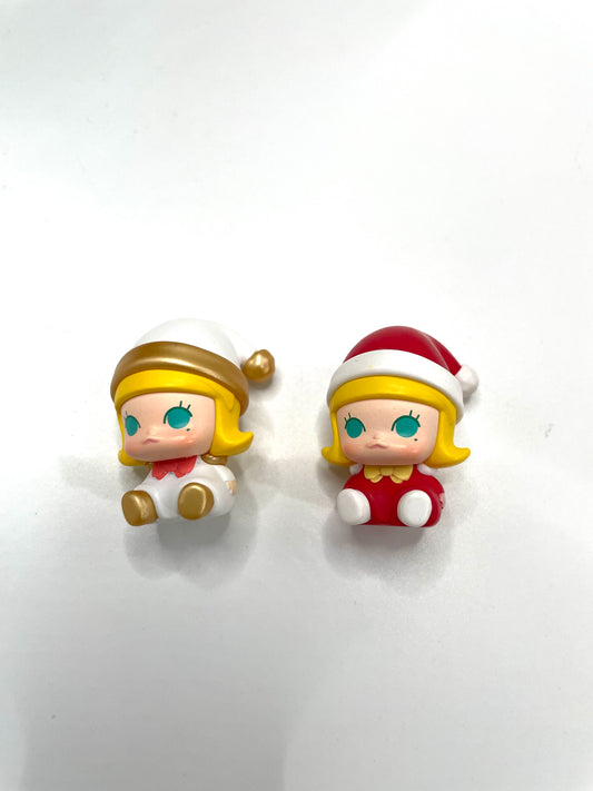 pen topper pop mart Christmas Molly diy topper character figure