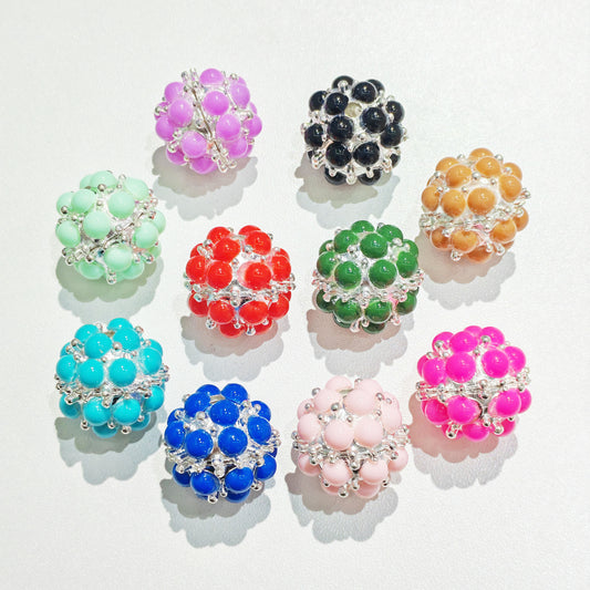 Metal bead metal bubble bead fancy bead