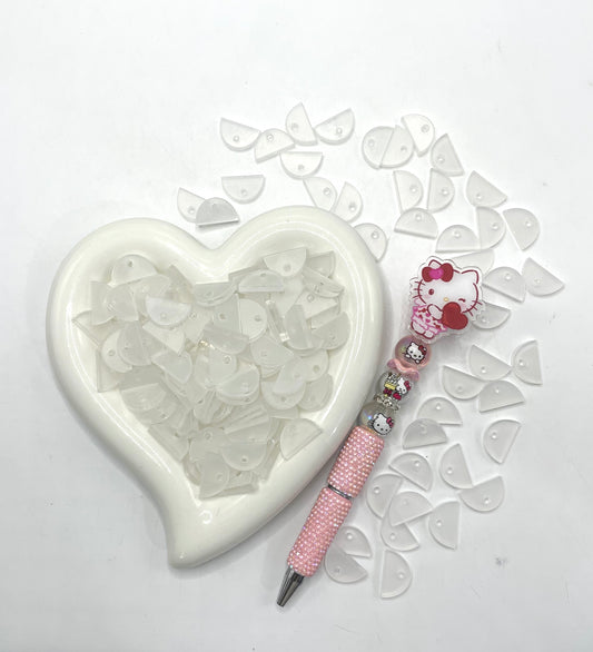 Charm attachment for DIY beaded pen Acrylic sheet