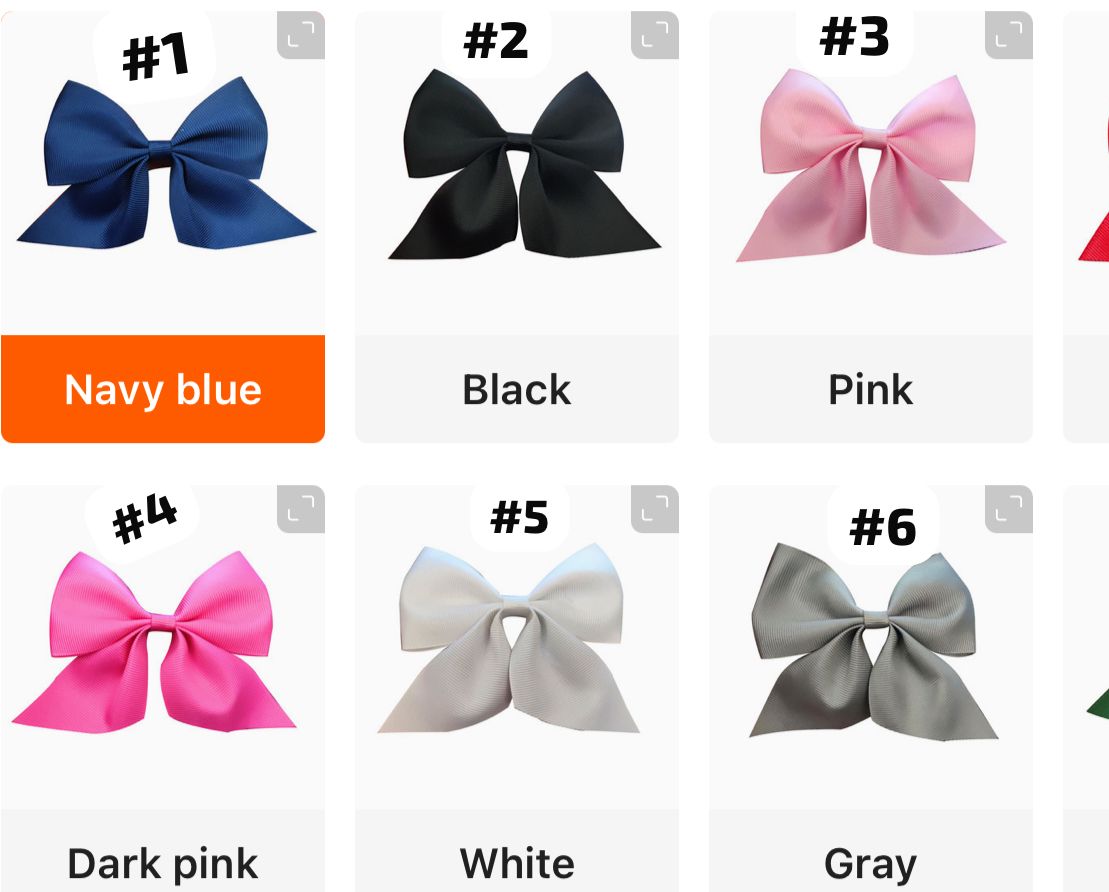 cross-border textile rib bow accessories material for diy beads for any diy 9cm