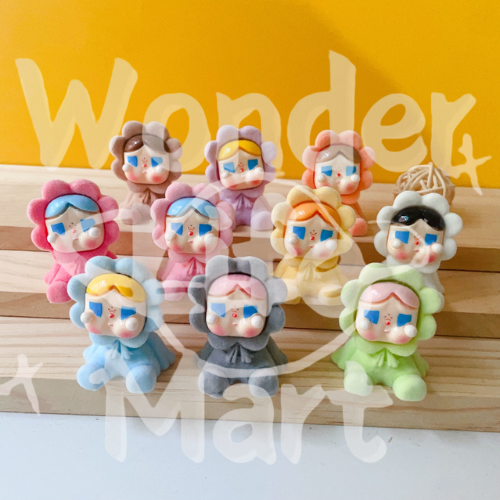 pen topper character figure Resin cartoon Solid flower crybaby Tabletop decoration Phone case pendant Topper Random Mix