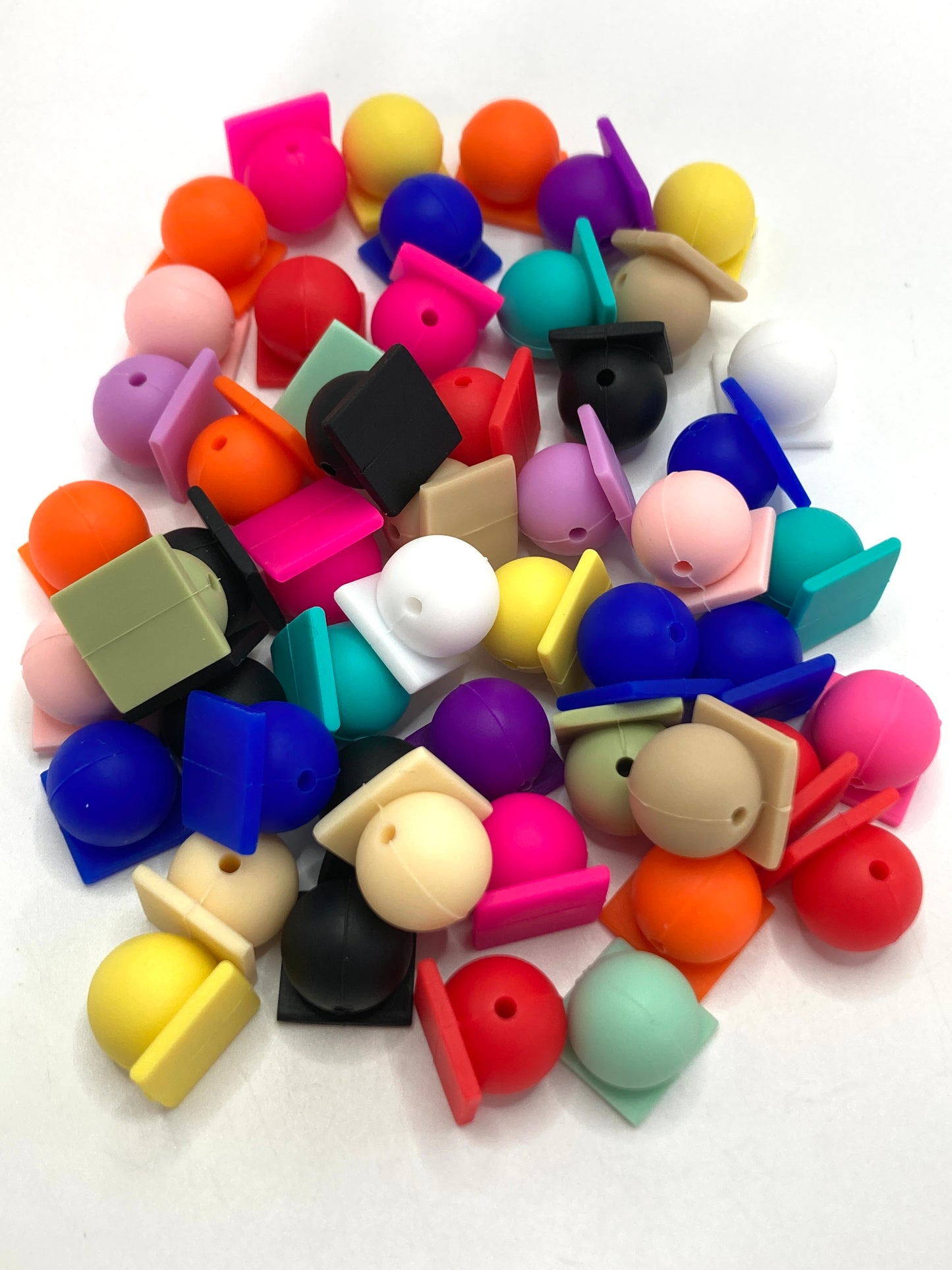 Silicone beads Star beads Heart Beaded patch beads 16mm-14mm
