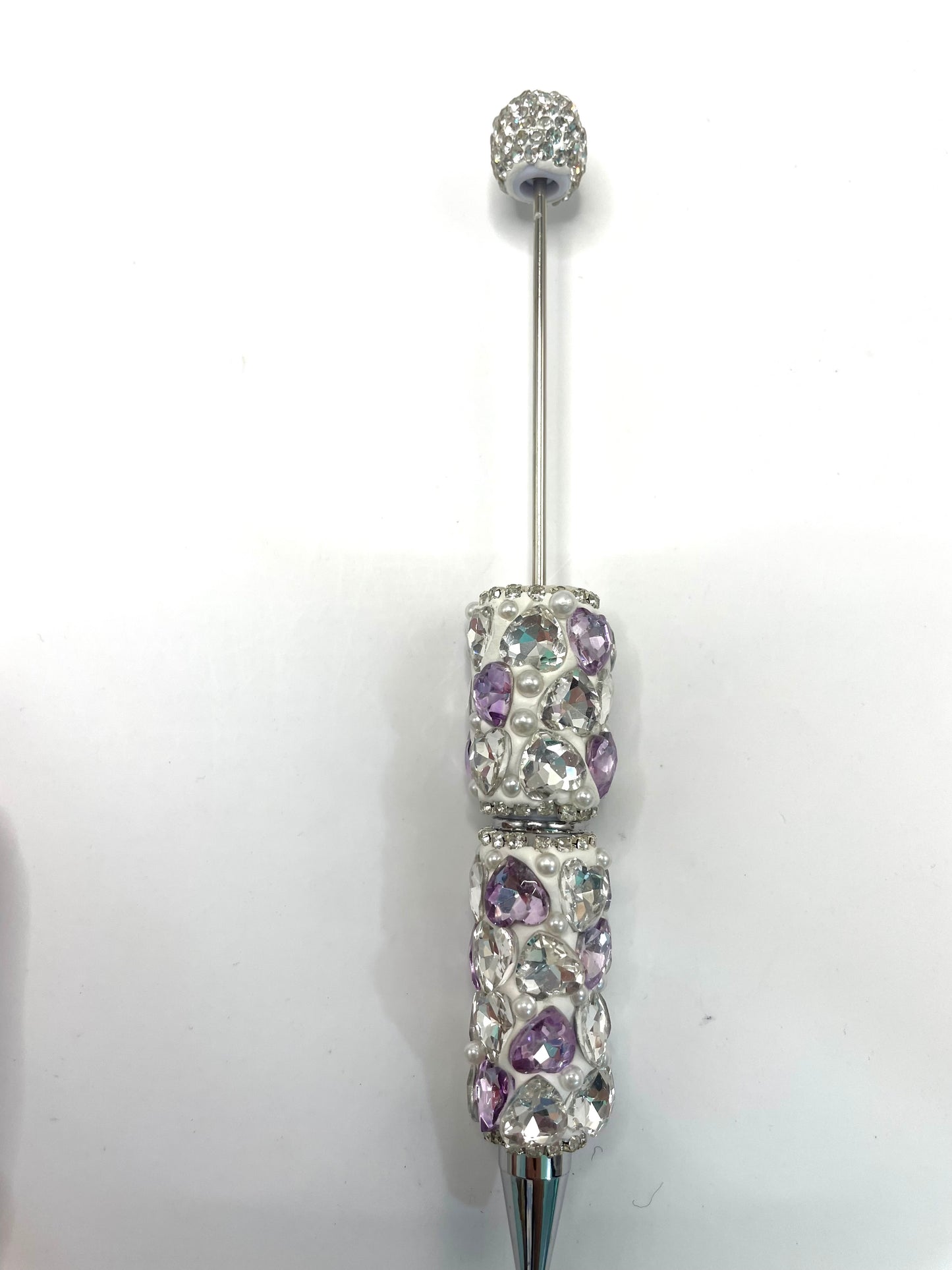 fancy pen fancy crystal heart clay base rhinestone pen mix color
