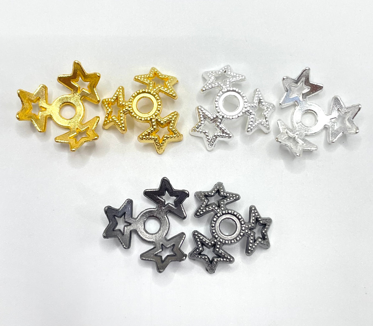 star bead cap metal matierial