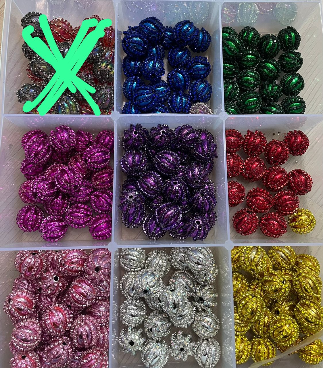 Glossy Metallic Color Acrylic Pumpkin Beads Chain pumpkin bead  Random Mix 18mm
