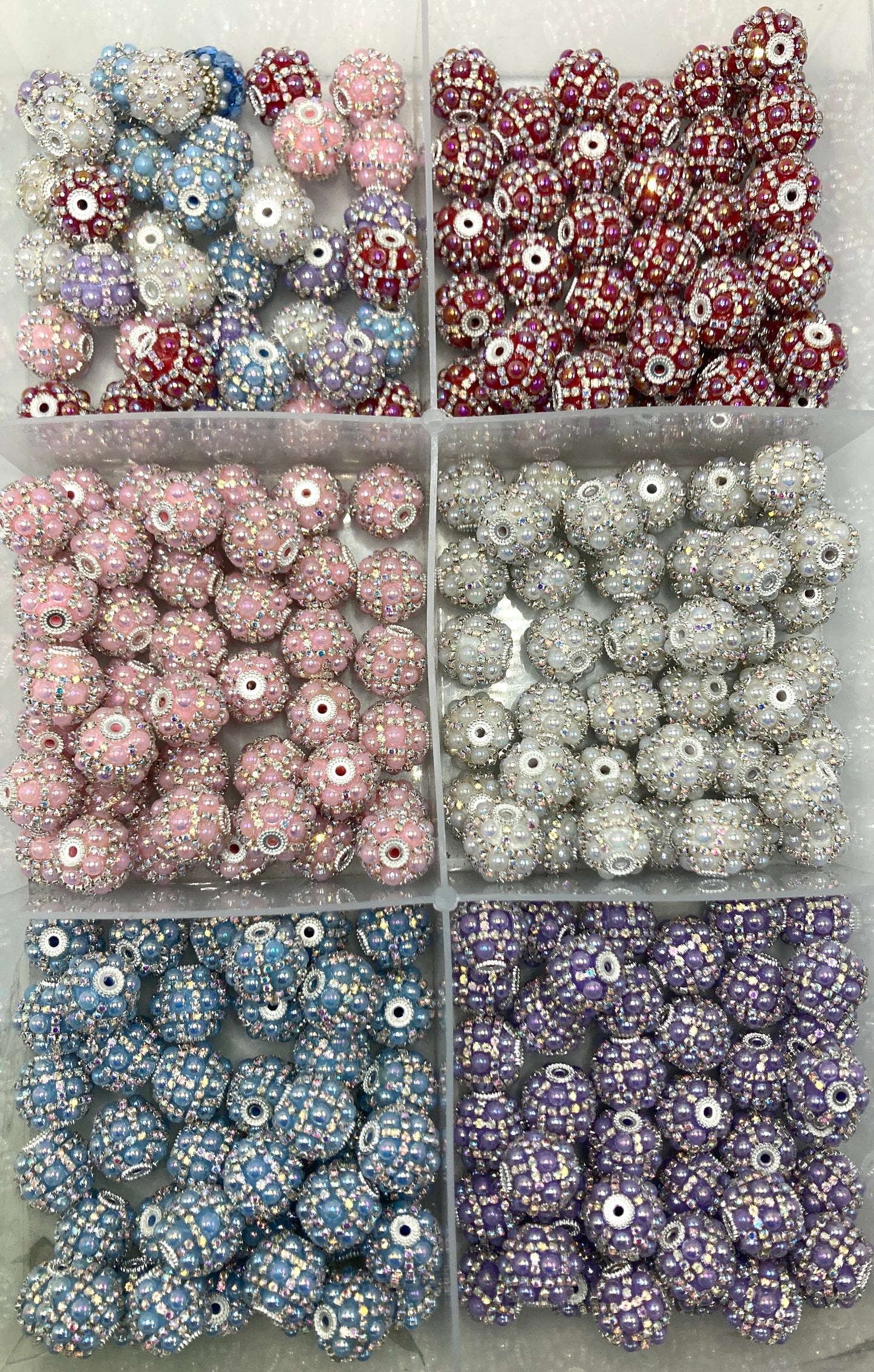 bubble fancy bead bubble bead with chain Metal gasket beads Random Mix