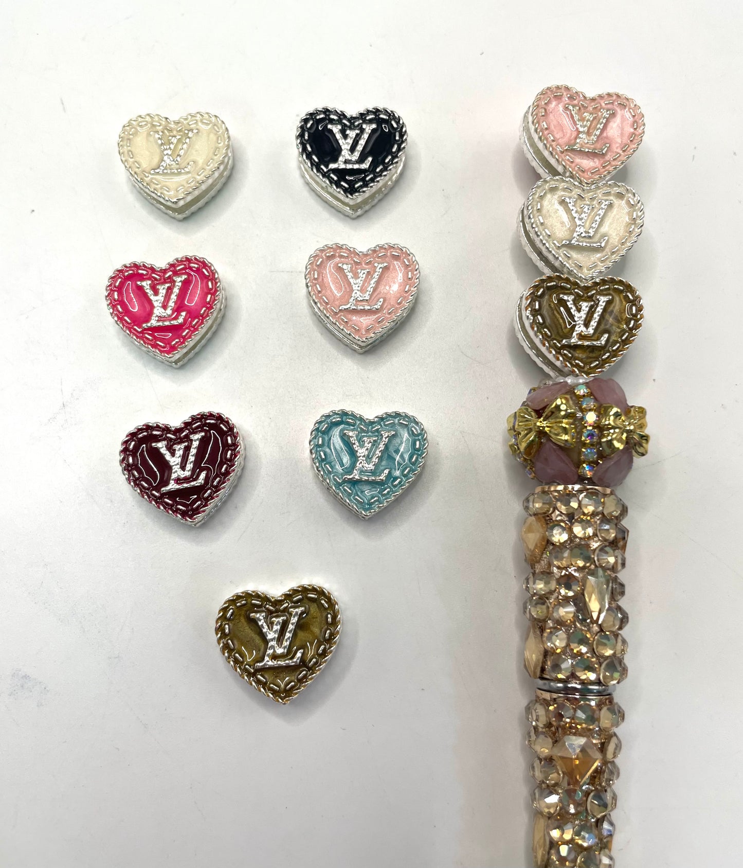 diy beaded beadable L house design beads metal metally alloy beads width 19mm to 20mm