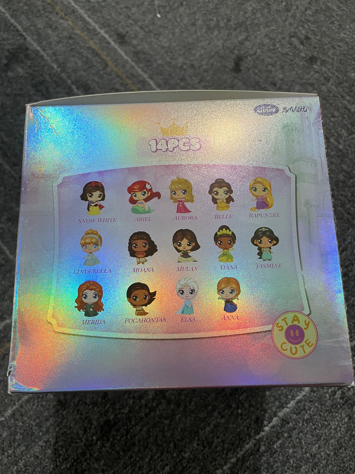 Princess topper figure doll bling box blind bag