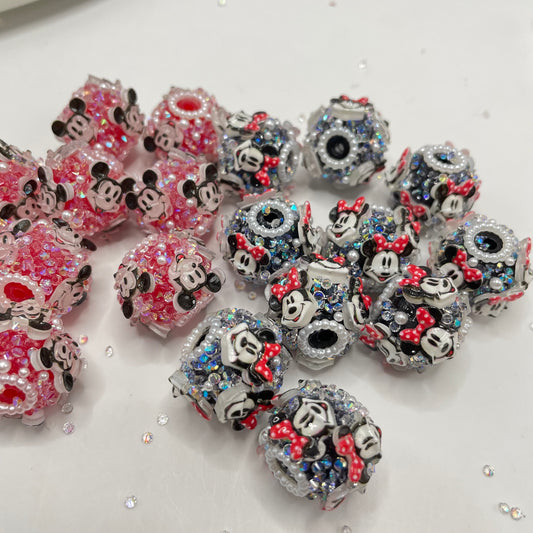 fancy character bead mks Cartoon bead mouse sugar beads character beads figure