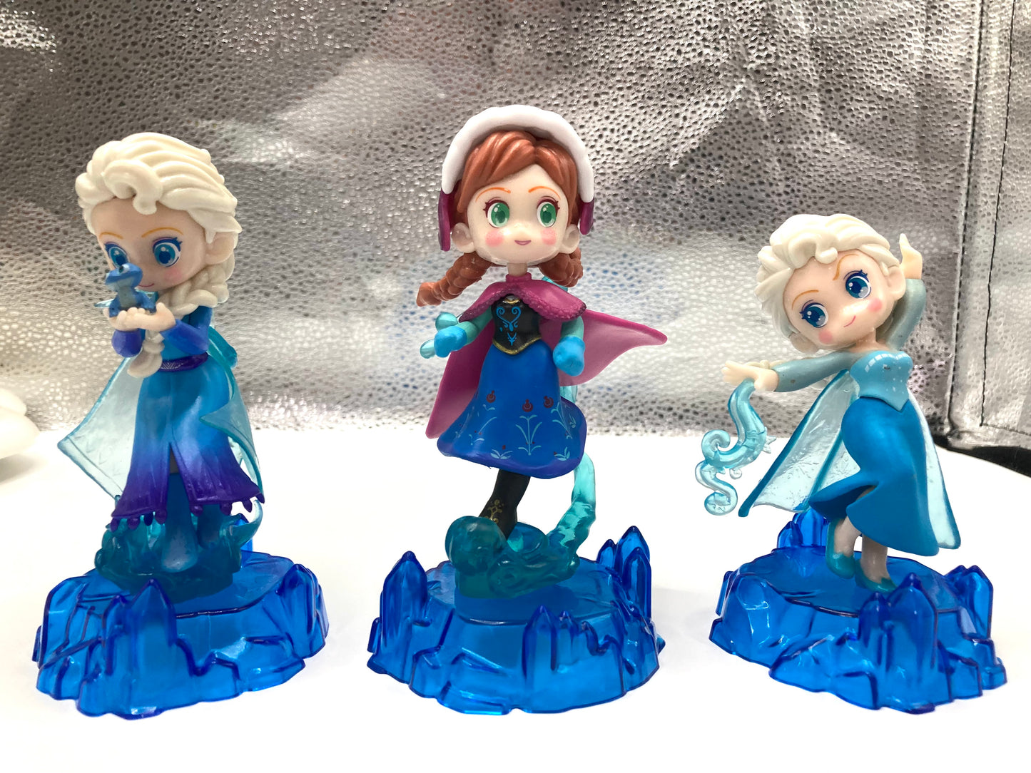 Pen Toppers Princess Elsa Magic Girl Keychain pendant Desk decoration items