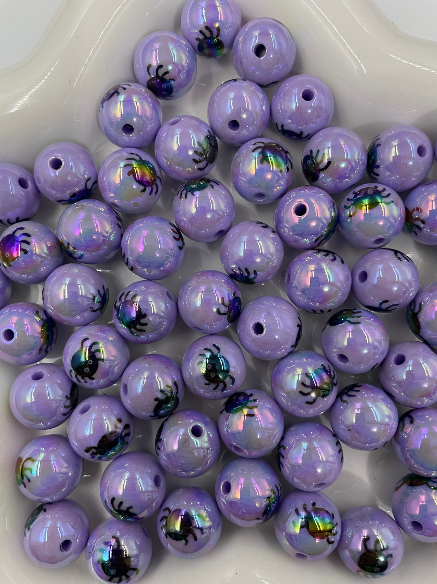 Acrylic beads Halloween Series Pumpkin beads Ghost beads 16mm