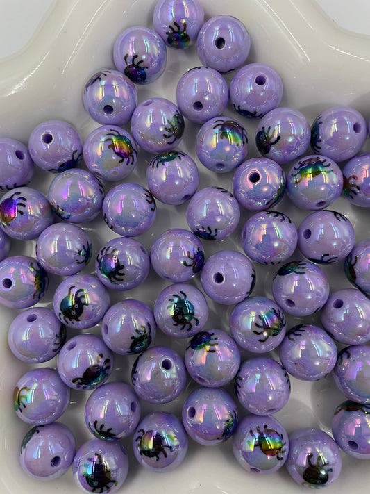 Acrylic beads Halloween Series Pumpkin beads Ghost beads 16mm