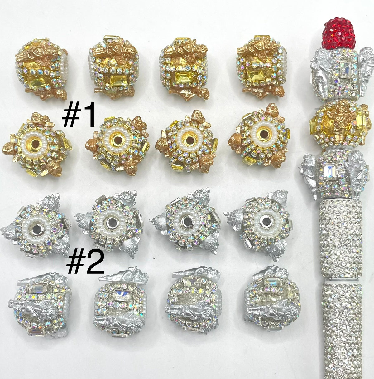 angel fancy beads chrismas beads