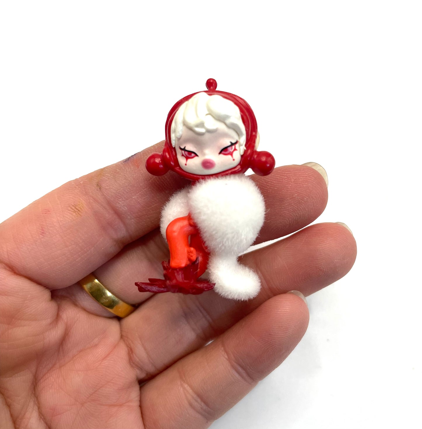 diy pen topper with sp doll skull panda figure character