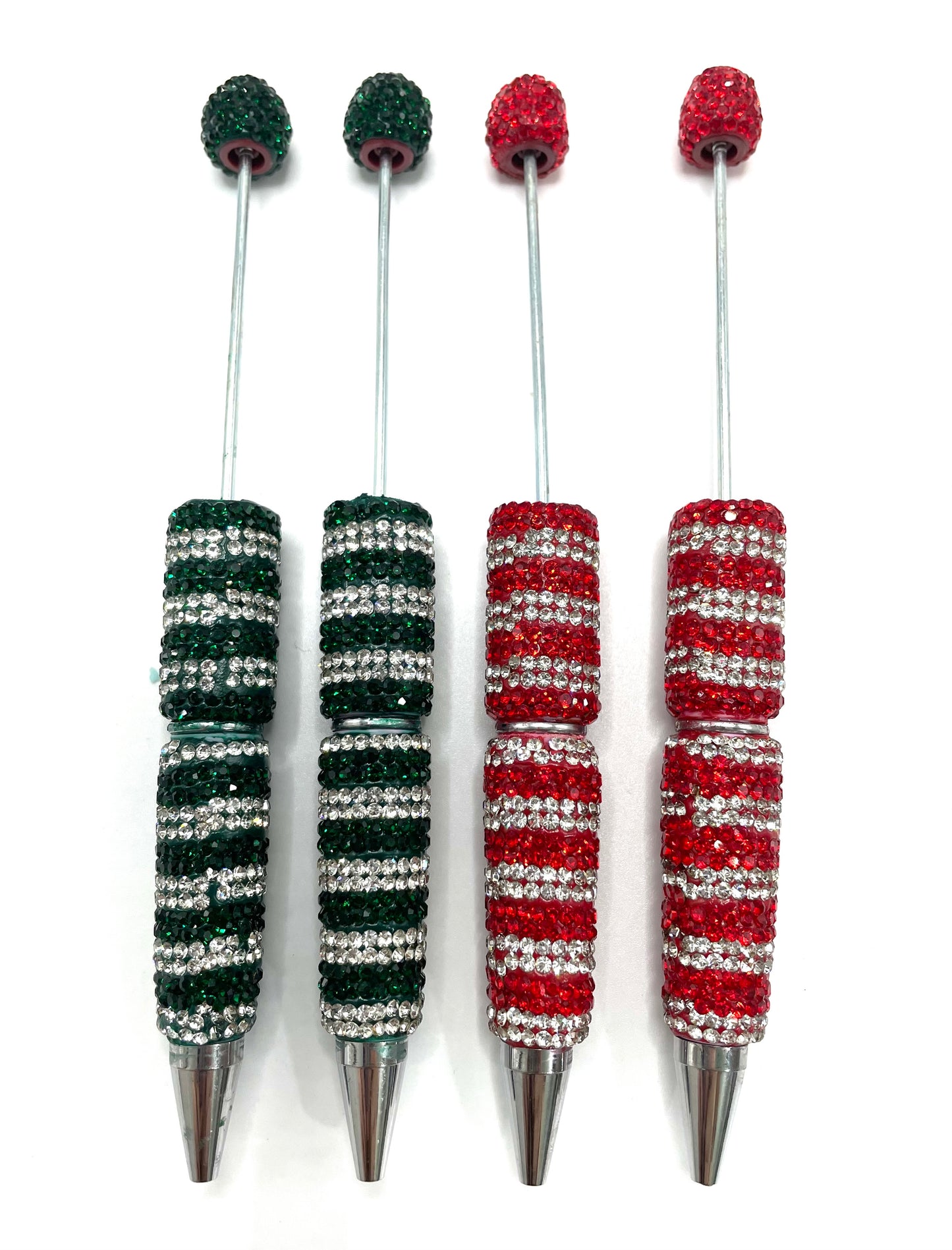 fancy pens diy pens clay base fancy rhinestone pen cross stripe rhinestone pen Christmas color