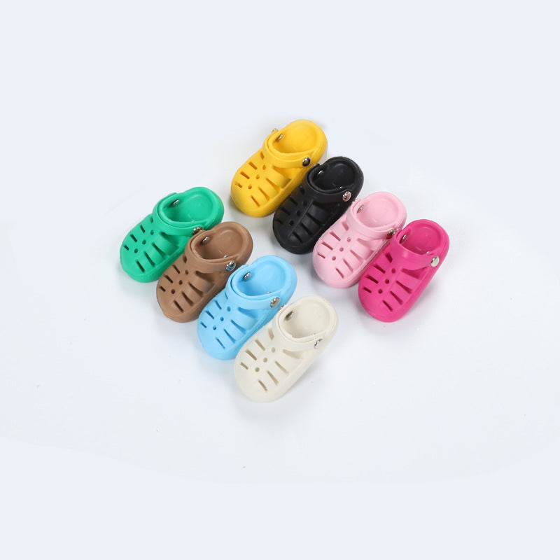 Crocs mini accessory stereo shoes DIY cute mini funny little shoe buckle single Random Mix