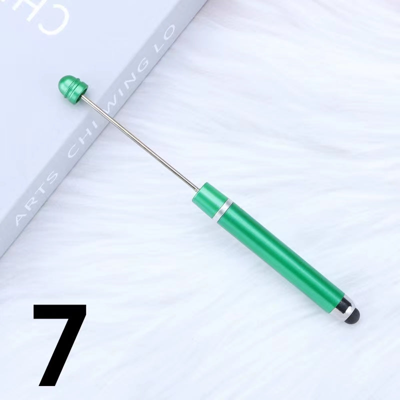 Plastic Stylus Beadable Pen (Touchable and Writable) Multi-color Option