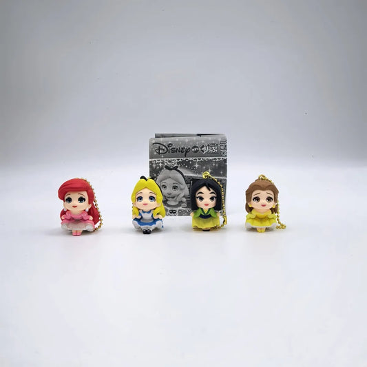 Pen Toppers TOMY Princess figurine pendant Alice / Mermaid / Mulan / Belle - Japanese version anime cartoon