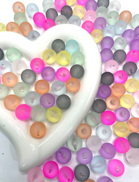 diy acrylic bead light cat eye beads colored,random mix 16mm