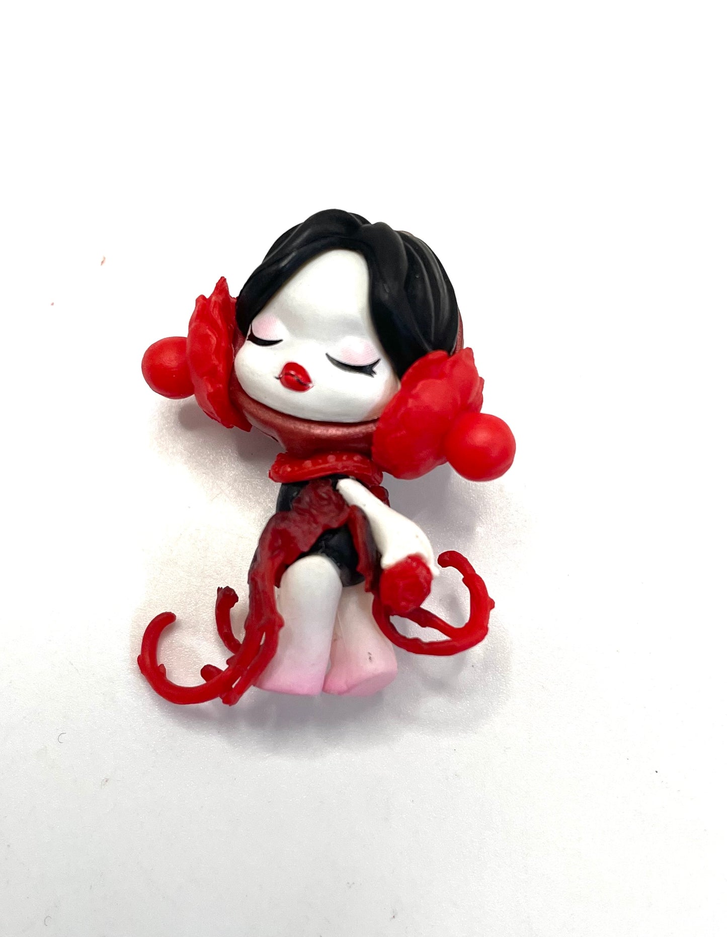 diy pen topper with sp doll skull panda figure character