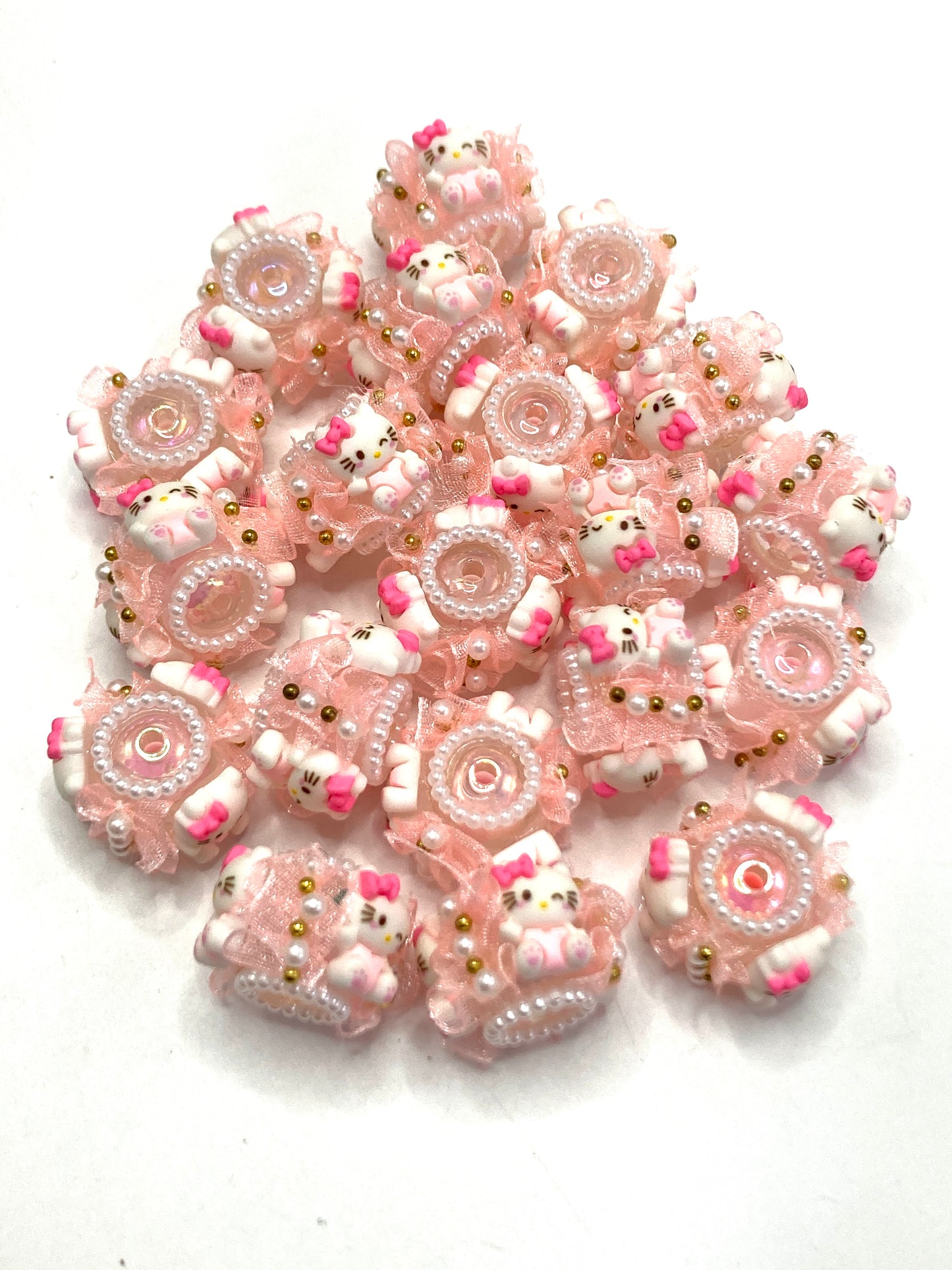 character beads Sanri acrylic cartoon avatar Cute bead 24mm Random Mix