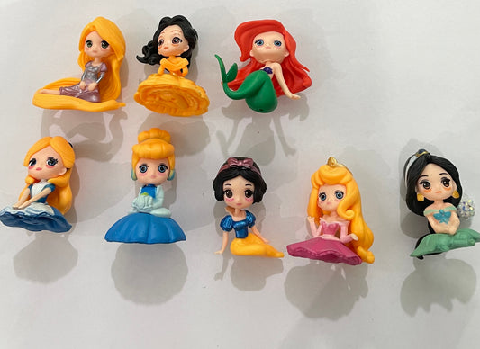 Princess Disney pen topper character figure 8pcs