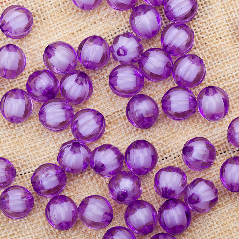 Acrylic pumpkin beads Filled bead Sweet bead Double acrylic pumpkin beads Random Mix