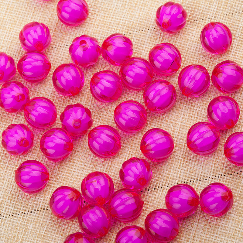Acrylic pumpkin beads Filled bead Sweet bead Double acrylic pumpkin beads Random Mix