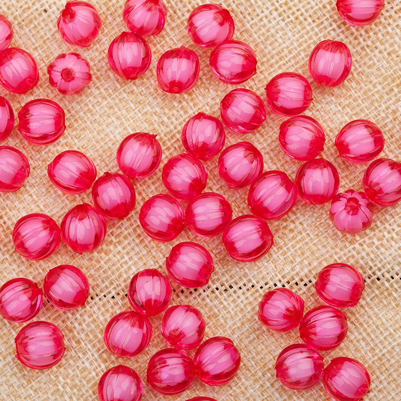 Acrylic pumpkin beads Filled bead Sweet bead Double acrylic pumpkin beads Random Mix