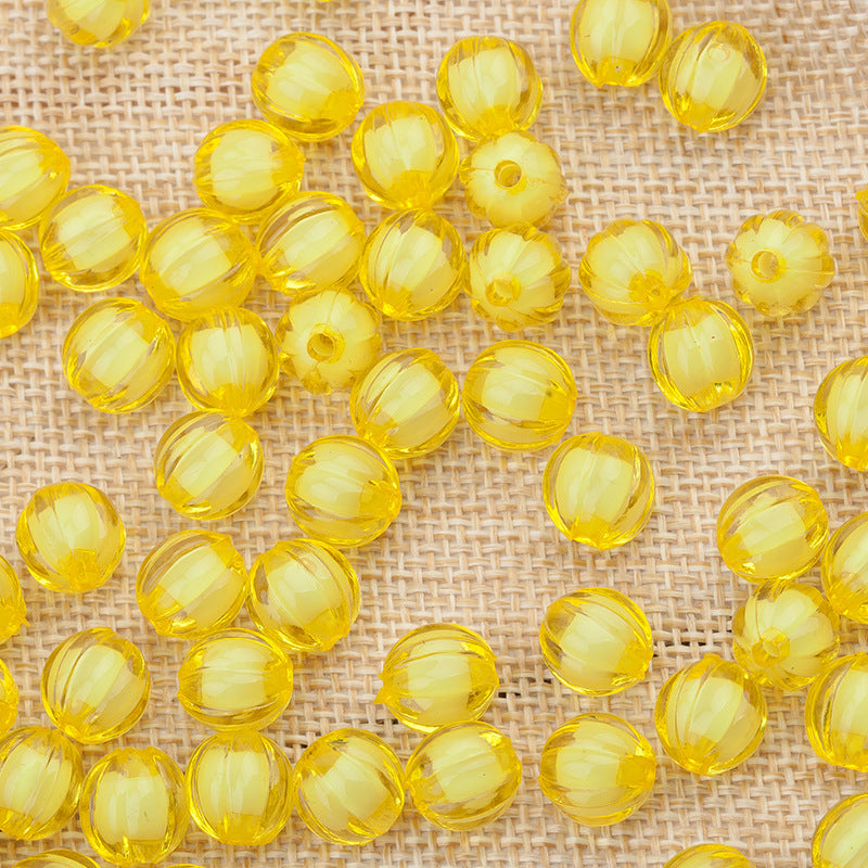 Acrylic pumpkin beads Filled bead Sweet bead Double acrylic pumpkin beads Random Mix