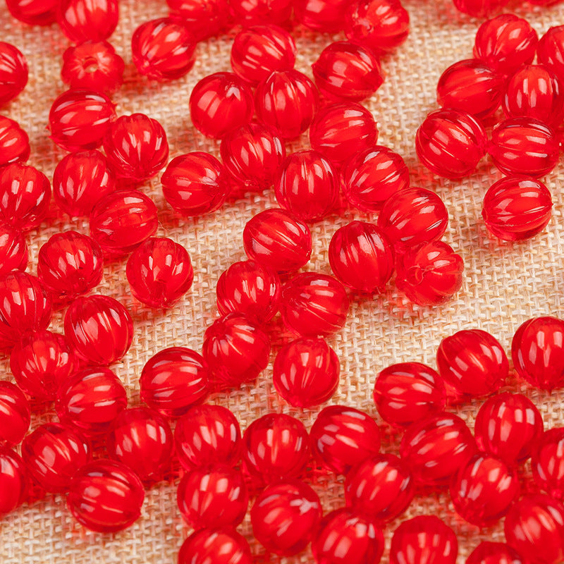 Acrylic pumpkin beads Filled bead Sweet bead Double acrylic pumpkin beads Random Mix