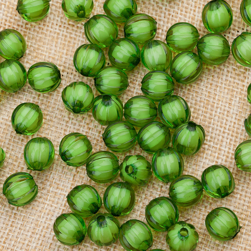 Acrylic pumpkin beads Filled bead Sweet bead Double acrylic pumpkin beads Random Mix