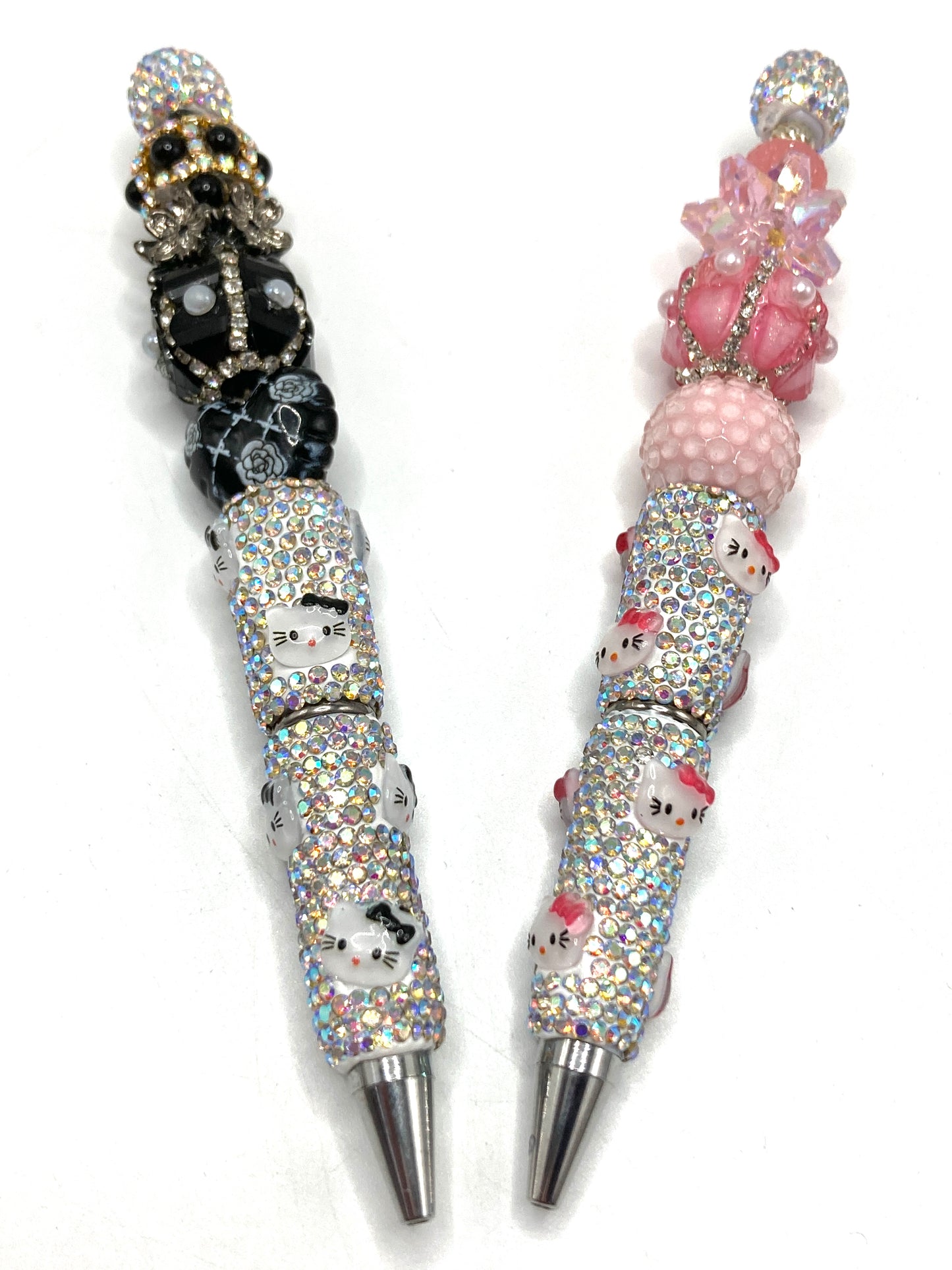 HK Clay pottery DIY beading pen Rhinestone Hong Kong ballpoint pen