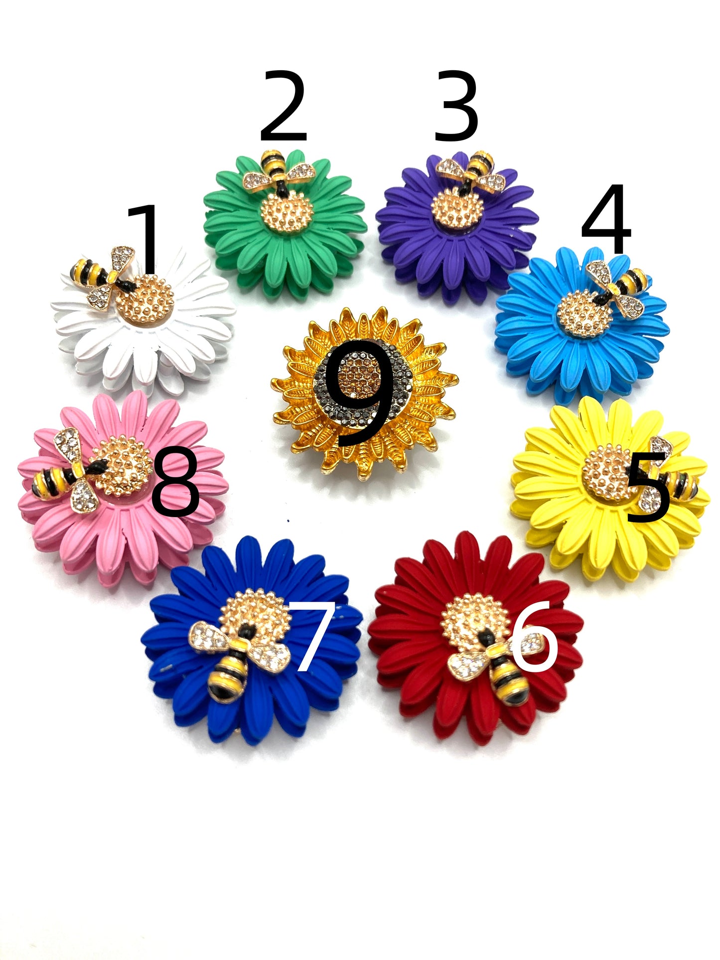 Beaded beads Bees, flowers, beads Metal beads Metal flower bee alloy beaded necklace