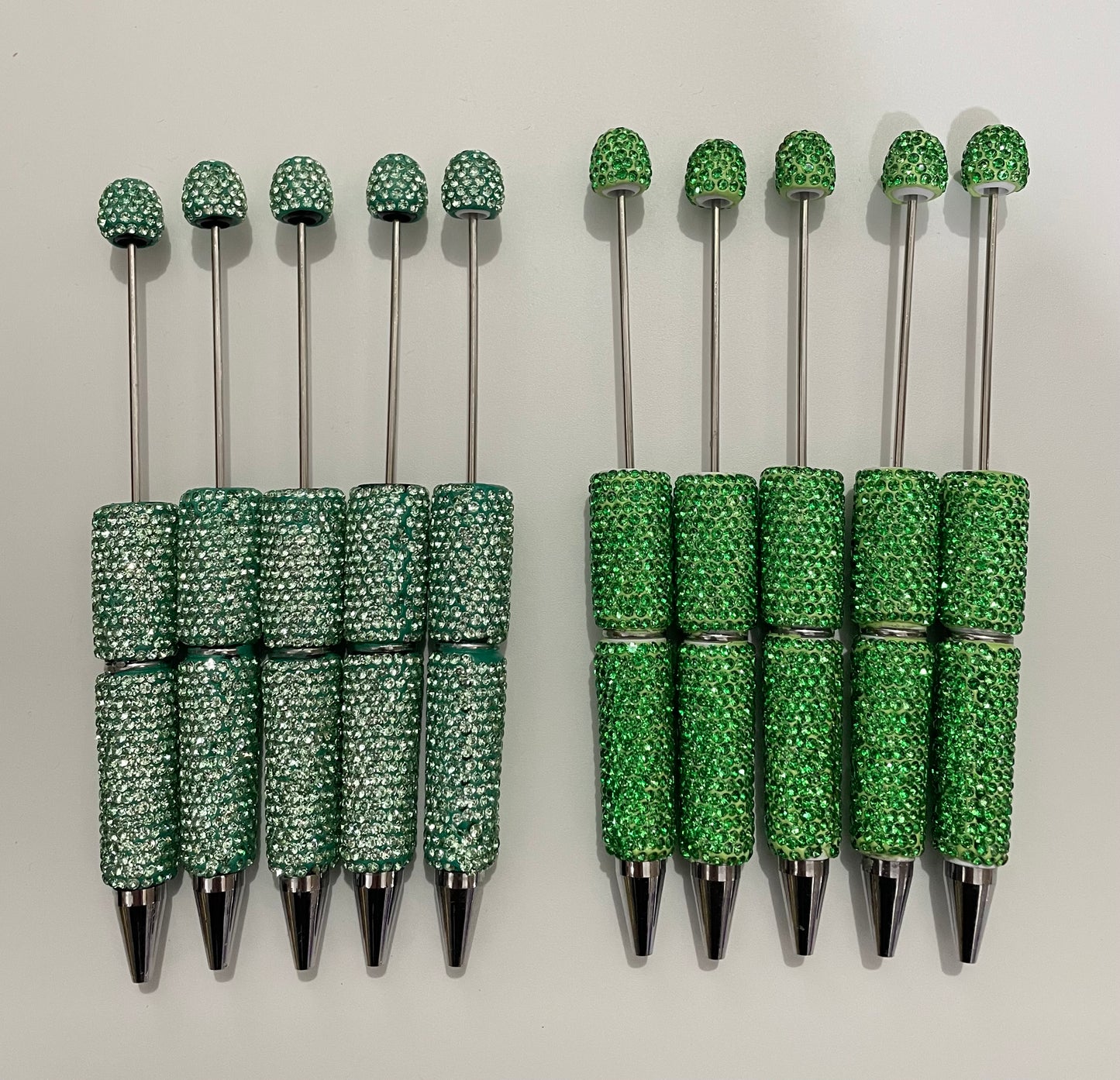 #33-#36new solid color new arrivals new clay rhinestone pens colored fancy rhiestone pen,random mix