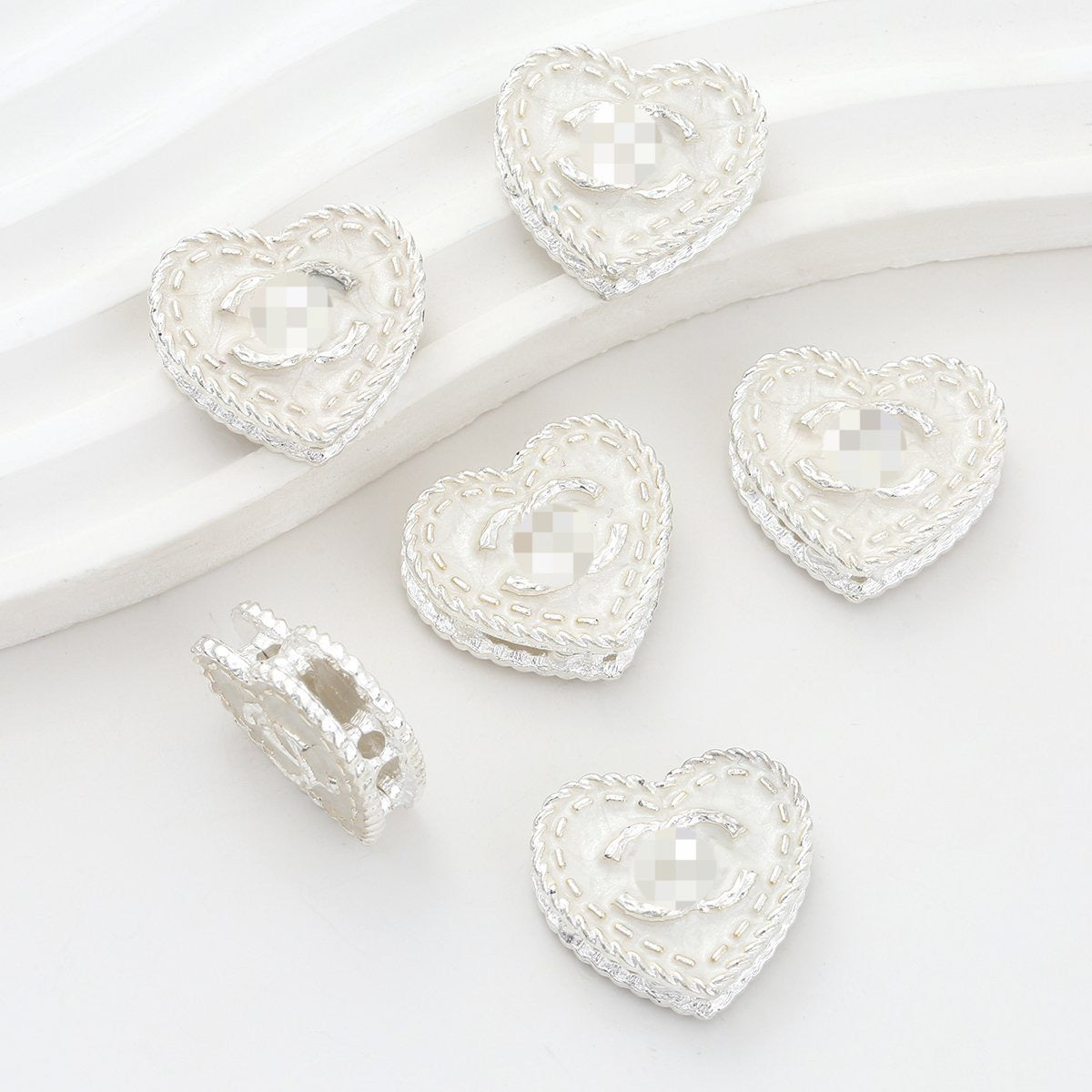 DIY beaded beadable design beads CC beads metallic CC fancy beads
