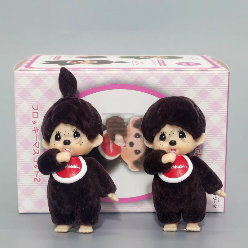 diy pens topper monchichi chimutan flocked fuzzy figures character pen topper