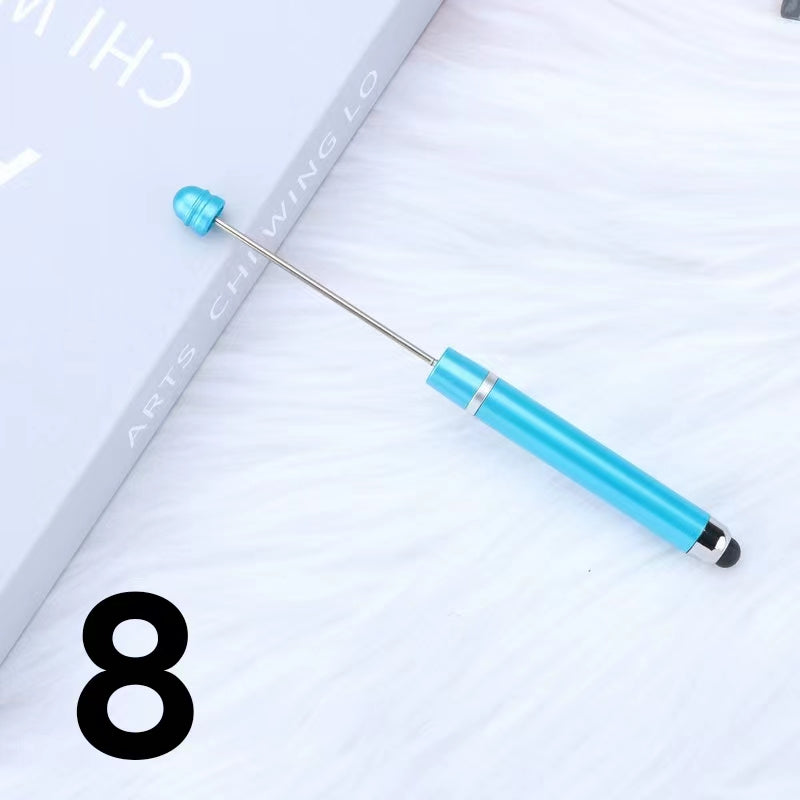 Plastic Stylus Beadable Pen (Touchable and Writable) Multi-color Option