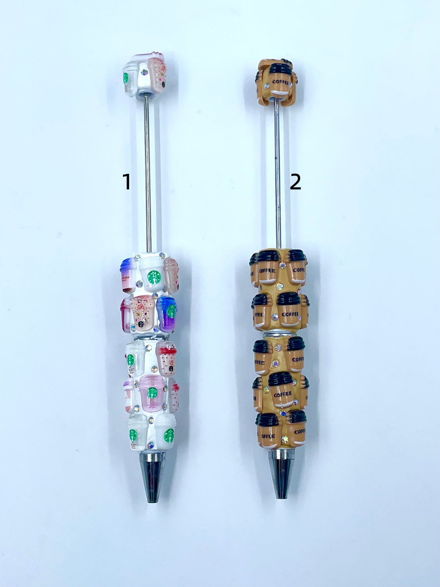 Anime ballpoint pen DIY Cartoon Bead Pencil Coffee cup Clay pen Random Mix