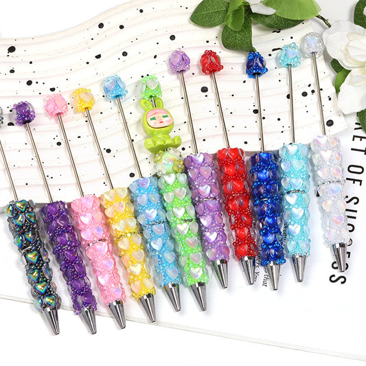Pointed pen Bubble Translucent UV coating Acrylic bead pen Random Mix