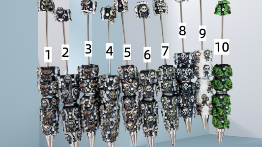 DIY Bead Pen Halloween Series Horror-themed pen Random Mix