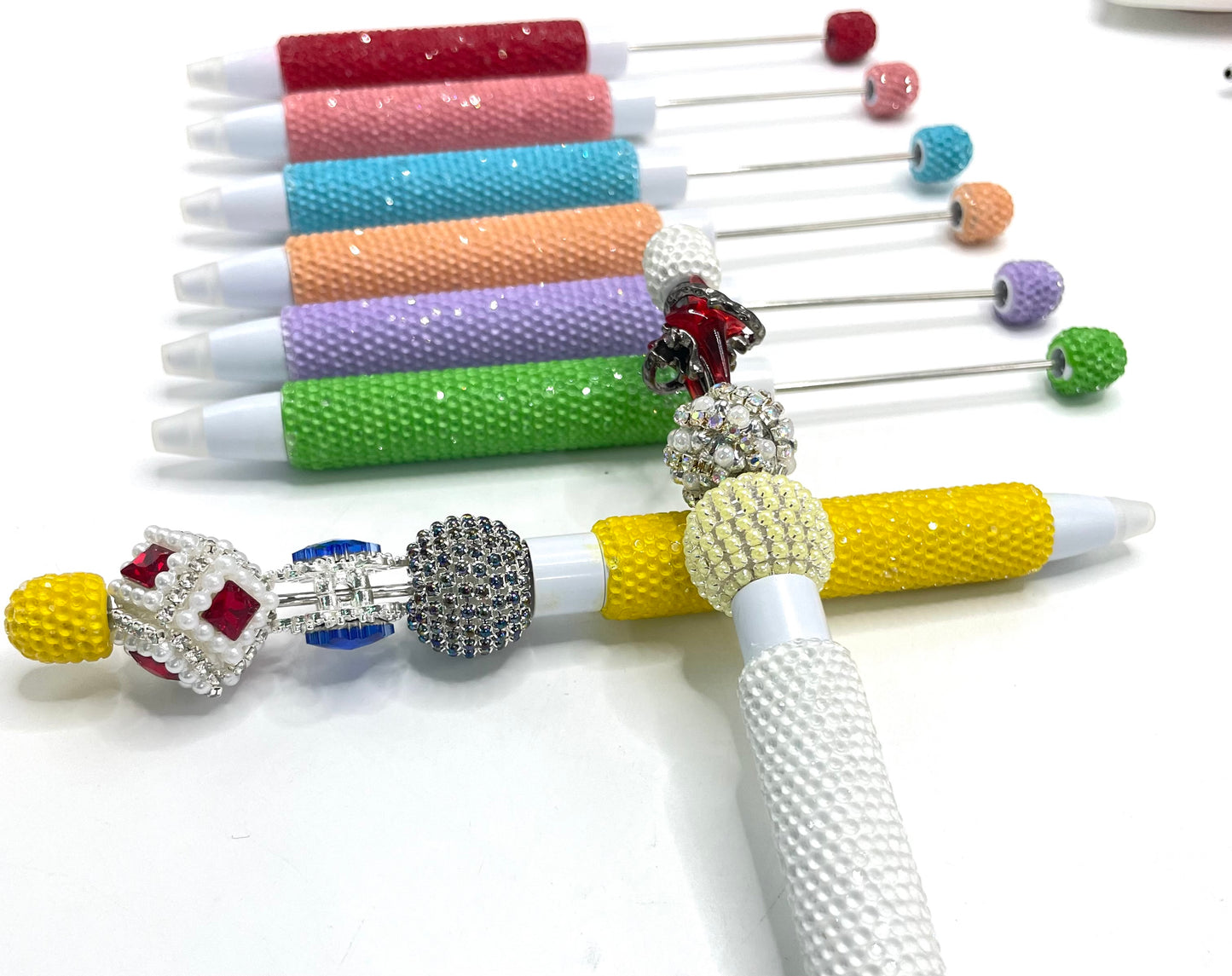 new arrivals diy beaded beadable jelly  rhinestone pen