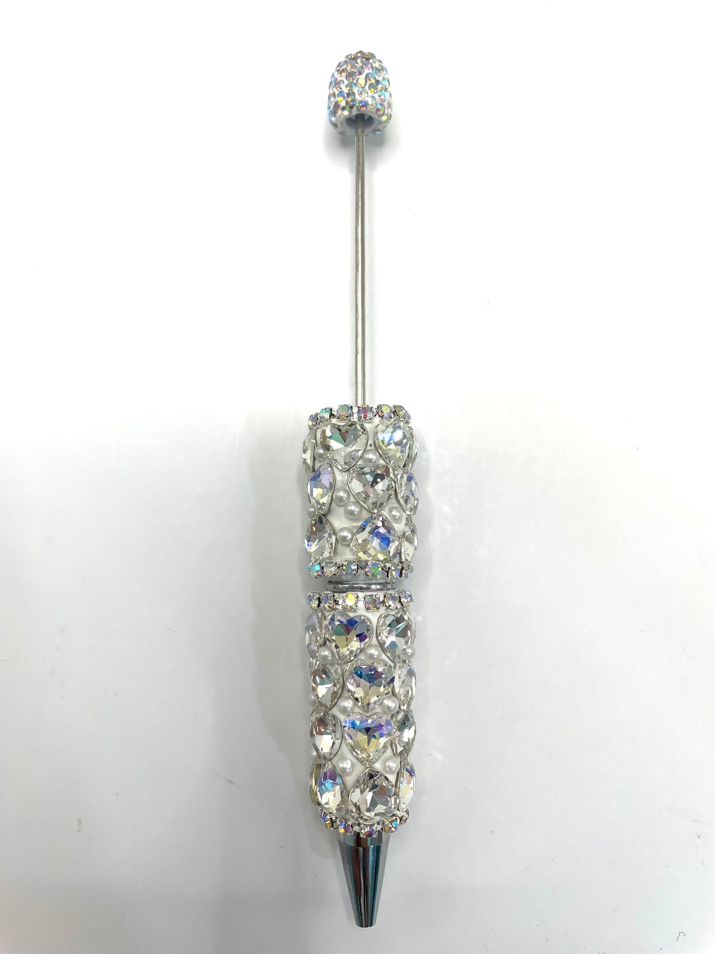 fancy pen fancy crystal heart clay base rhinestone pen mix color