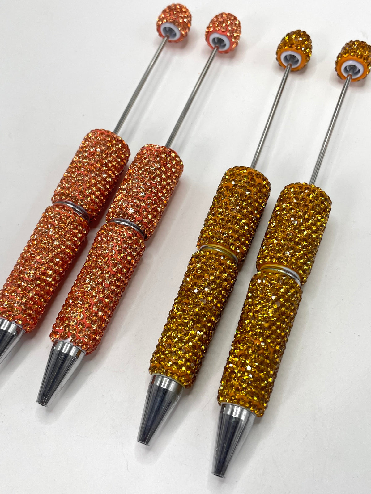 #1-#45 solid color clay rhineston pens diy pens Diy Rhinestone beadable pen Rhinestone pen Bling pen solid color Random MiX