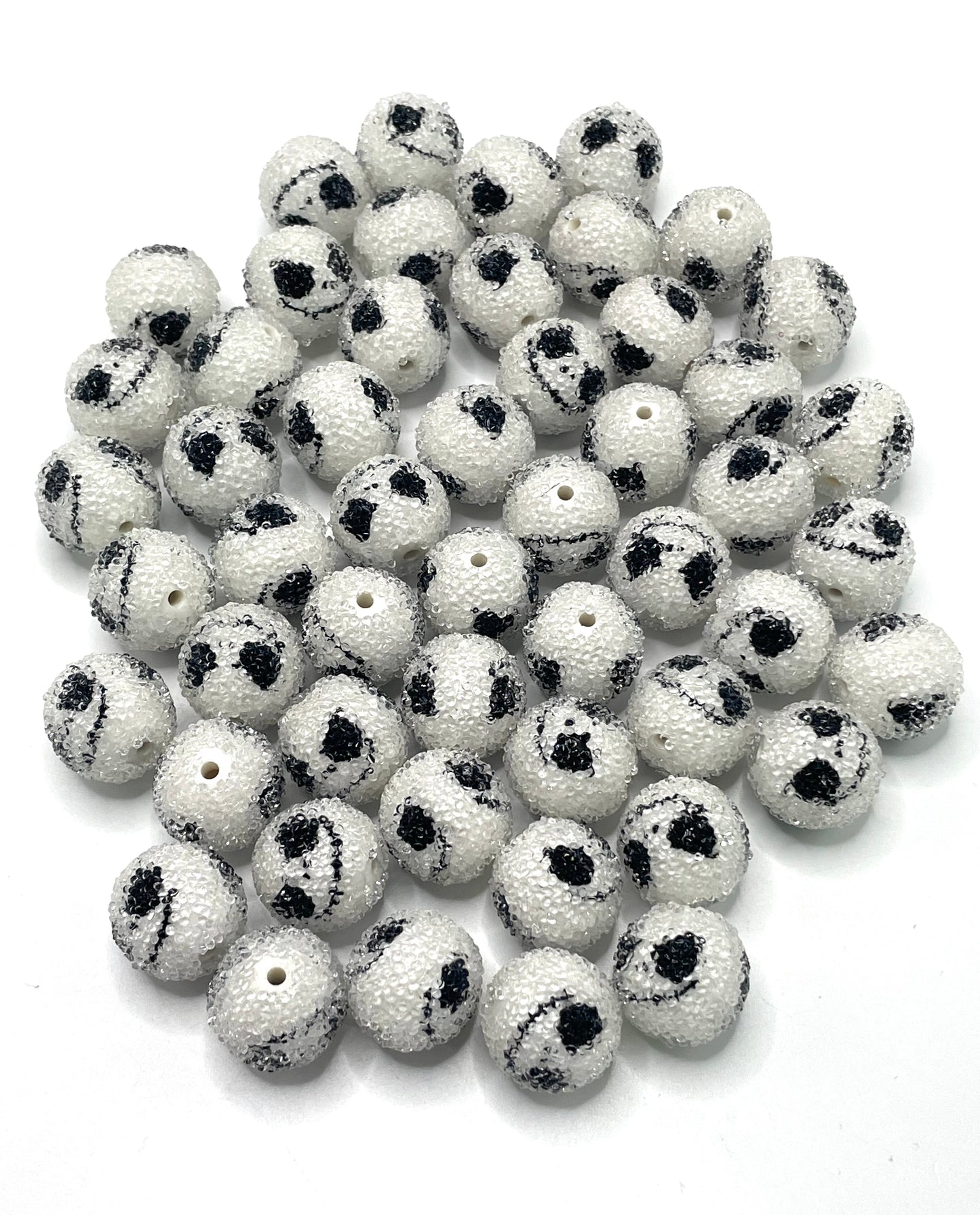All Saints' Day Acrylic beads Ghost Bubble beads 17mm Random Mix