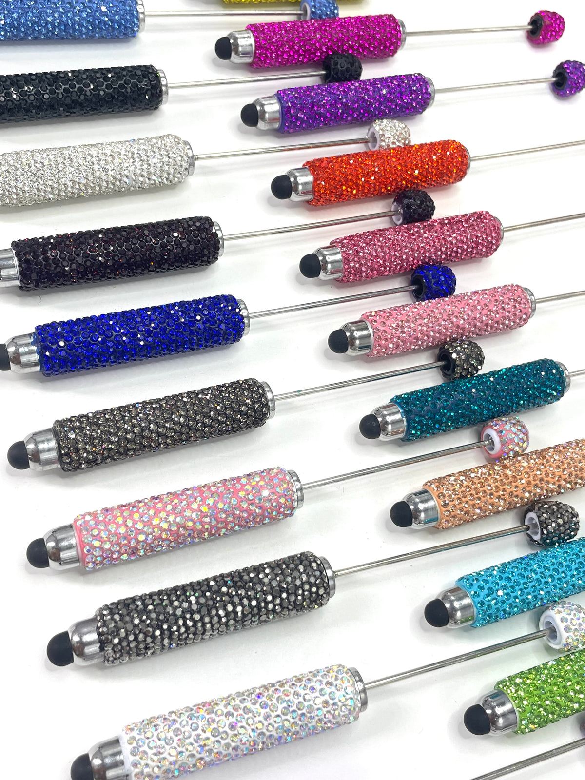 clay pen Clay and rhinestones Ballpoint pen stylus Point pen Random Mix （writable）